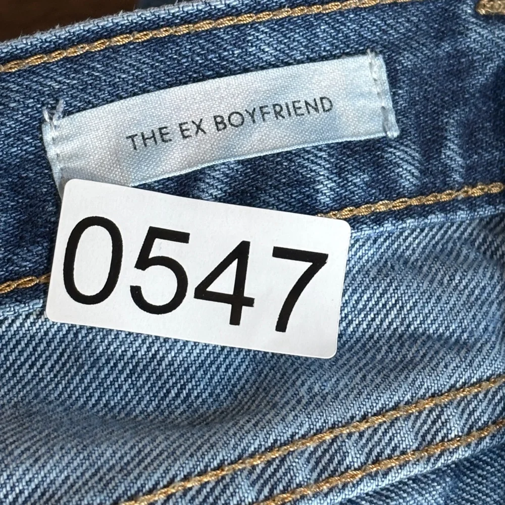 Denim Forum The Ex Boyfriend Blue Jeans Women’s Size 25 Button Fly Ankle